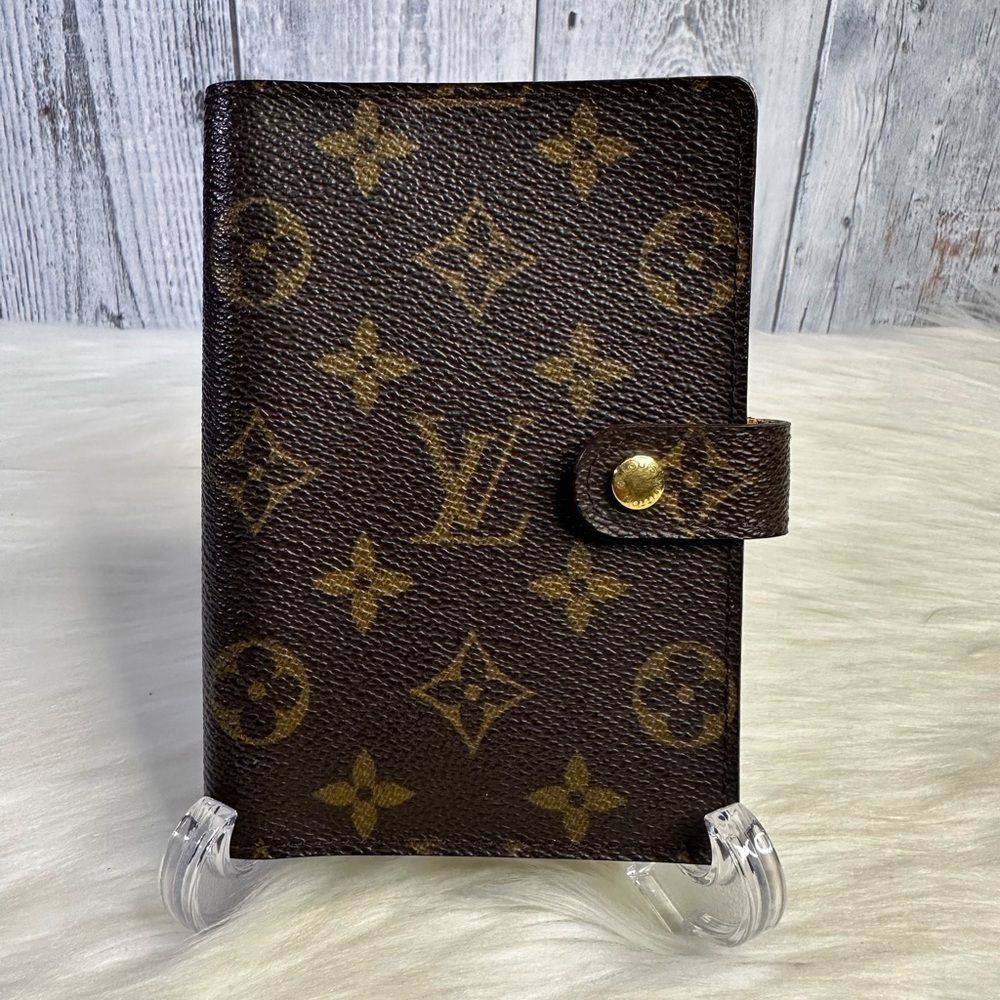 LOUIS VUITTON monogram PM agenda